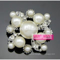 Nuevo broche de perlas de diamante frash